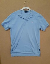 Polo Ralph Lauren Mens Size Small Polo Shirt Classic Fit Baby Blue Longtail - £14.70 GBP