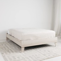 Signature Design By Ashley Socalle Casual Farmhouse Platform Bed, Natural Beige - £153.72 GBP