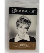 PRINCESS DIANA - VINTAGE ORIGINAL U.S. PRESS LAMINATE FOR ROYAL TRIP TO ... - €30,59 EUR