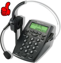 Call Center Phone From Callany With Noise Cancelling Headset (Ht500). - £34.50 GBP
