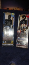 2) 12&quot; TITAN ACTION FIGURES/ BLACK PANTHER &amp;CAPTAIN AMERICA CLASSICS FRE... - $29.99