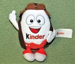 Kinder Ferrero Plush Hiker Chocolate Egg Aviator Stuffed Animal 7.5&quot; w/POUCH - £6.46 GBP