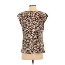 Grace Leopard Print Short Sleeve Blouse Women&#39;s Small - £13.53 GBP
