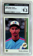 Randy Johnson 1989 Upper Deck #25 Rookie Baseball Card - CGC MINT+ 9.5 - £66.30 GBP
