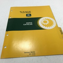 Genuine John Deere 38 40 401 Front Blade Parts Catalog PC-1010 Dealer 1979 - £15.79 GBP