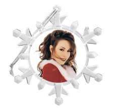 Mariah Carey All I Want For Christmas is You Snowflake Lit Holiday Tree Ornament - £13.03 GBP