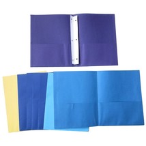 2 Pocket Paper Folders, 9 Count, Assorted Colors, Letter Size (8-1/2&quot; x ... - $3.50