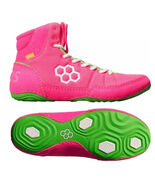 Rudis Colt 3.0 Wrestling Boxing Shoes Neon Pink Lime Green Mens Size 11.5 - $126.46 CAD