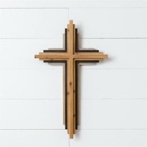 Cross wall Plaque - wood - £30.37 GBP