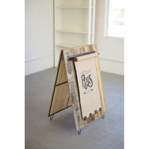 Kalalou 25 x 40 in. Recycled Wood Sandwich Board - $293.19