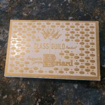 VTG MCM Georges Briard Floral Gold Glass Trays Persian Garden 4 In Origi... - $1,418.69 MXN