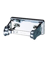 Stainless Steel Standard Roll Locking Toilet Tissue Dispenser R200XC New - £6.38 GBP