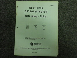 1965 Chrysler Fuoribordo 25 HP Parti Catalogo 25121 25131 - £19.96 GBP