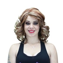 Olivia Blonde Auburn Curly Bob Shoulder Length Wig FTM Crossdresser tran... - $29.95