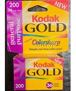 35mm Kodak Gold 200 Film 36 Exposure Pictures Colorsharp Tech EXPIRED 11... - $11.50