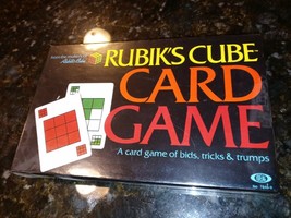 NEW Vintage 1982 Ideal Rubiks Cube Card Game New In Box Sealed NIB - £50.32 GBP