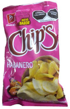 Barcel Chips Habanero 60g Box with 5 bags papas snack Mexican Chips - $16.78