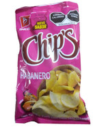 Barcel Chips Habanero 60g Box with 5 bags papas snack Mexican Chips - £13.37 GBP