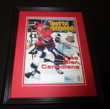 Mathieu Schneider Signed Framed 1993 Sports Illustrated Cover Canadiens - £63.69 GBP
