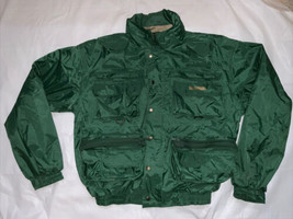 Sz L mens Hodgman Lakestream Sportsman Jacket Green With Hood - $49.00