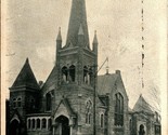 Congregazionale Chiesa Elkhart Indiana IN 1909 DB Cartolina C7 - $7.12