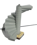LEGO Harry Potter Spiral Staircase  Light Gray 40243 From Set 4729 4709 ... - $9.95