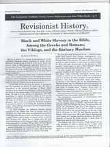 REVISIONIST HISTORY No.120 Black &amp; White Slavery Bible Greeks Romans Vik... - $9.99