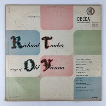 Richard Tauber – Songs Of Old Vienna Vinyl LP Record Album DL-9526 - $9.89