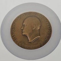 Dwight D. Eisenhower Presidential Bronze Medal 1953 70mm MS65 by Medallic Arts - £78.44 GBP