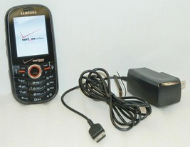 Samsung Intensity Verizon BLACK Cell Phone Slider Keyboard SCH-U450 1xRTT GradeB - £11.16 GBP