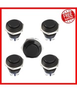 16mm Snap-In Push Button Switch Set - 5pcs Aluminum,  for All Environments - $465.99 MXN