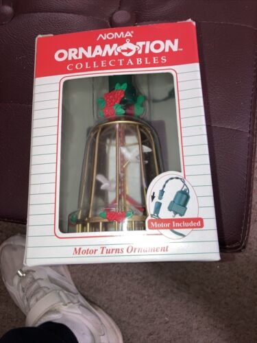 Vintage Noma Turning Ornament Birds In Cage Perfect Condition - £6.57 GBP