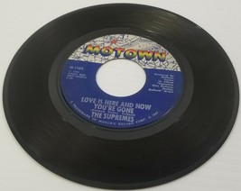 N) The Supremes - Love is Here Now You&#39;re Gone - No Stopping 45 RPM Vinyl Record - £4.70 GBP