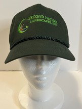 Vintage Second Nature Landscapes, Inc. Snapback Green Hat Falcon Headwear - £8.99 GBP