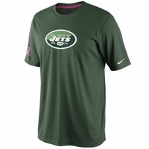 NWT men&#39;s S/small Nike nfl apparel NY new york jets bca t-shirt breast cancer - £22.24 GBP