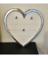 Large Wood Heart Wall Hanging Picture Photo Memory Display Keeper - £19.71 GBP