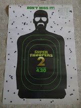 SUPER TROOPER 2 - MOVIE POSTER -ADVANCE - TARGET - $6.84 CAD