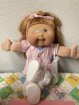 RARE Vintage Cabbage Patch Kid Girl Play Along Brown Hair Teeth PA-25 2004 - £205.56 GBP