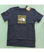 THE NORTH FACE Mens Boxed in Graphic Aviator Navy T Shirt Fish Sz L NF0A... - $20.79