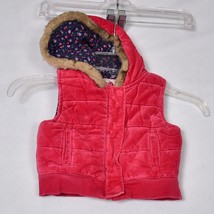 OshKosh Baby Girl&#39;s Winter Vest with Hood Size 18 Months - £9.06 GBP