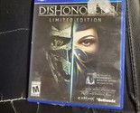 Dishonored 2: Limited Edition (PlayStation 4)VERY NICE DISC/CASE HAS BIG... - $1.97