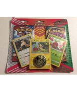 New Pokemon Holo Morpeko-Snorlax-Applin 2 Pk Blister Pack + Coin - $33.26