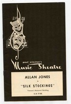 Silk Stockings Souvenir Program Paul Winston&#39;s Music Theatre 1957 Dayton... - $15.84