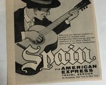 1960 Spain Travel Service Vintage Print Ad Advertisement pa14 - $10.88