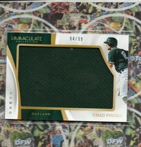 2017 Panini Immaculate #IJ-CP Chad Pinder Jersey Oakland Athletics 94/99 - £2.34 GBP