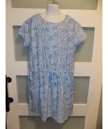 Extremely ME Blue Pocket Dress W/Butterflies Size 14 Girl&#39;s NEW - $22.82 CAD