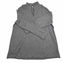 Joseph Abboud Long Sleeve Gray Sweater Half Zip Men’s 2X Classic Fit - £18.17 GBP