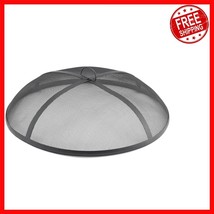 Black Steel Fire Pit Spark Screen with Heavy Lifter Handle - 27&quot; Diameter - $1,864.88 MXN