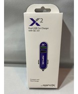 RapidX  X2 2 Port Dual USB Car Charger with QC 3.0 Purple - $17.65 CAD