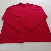 Vintage Bobbie Brooks Anywear Men&#39;s Red Cotton Blend Long Sleeve Sweatsh... - €11,26 EUR